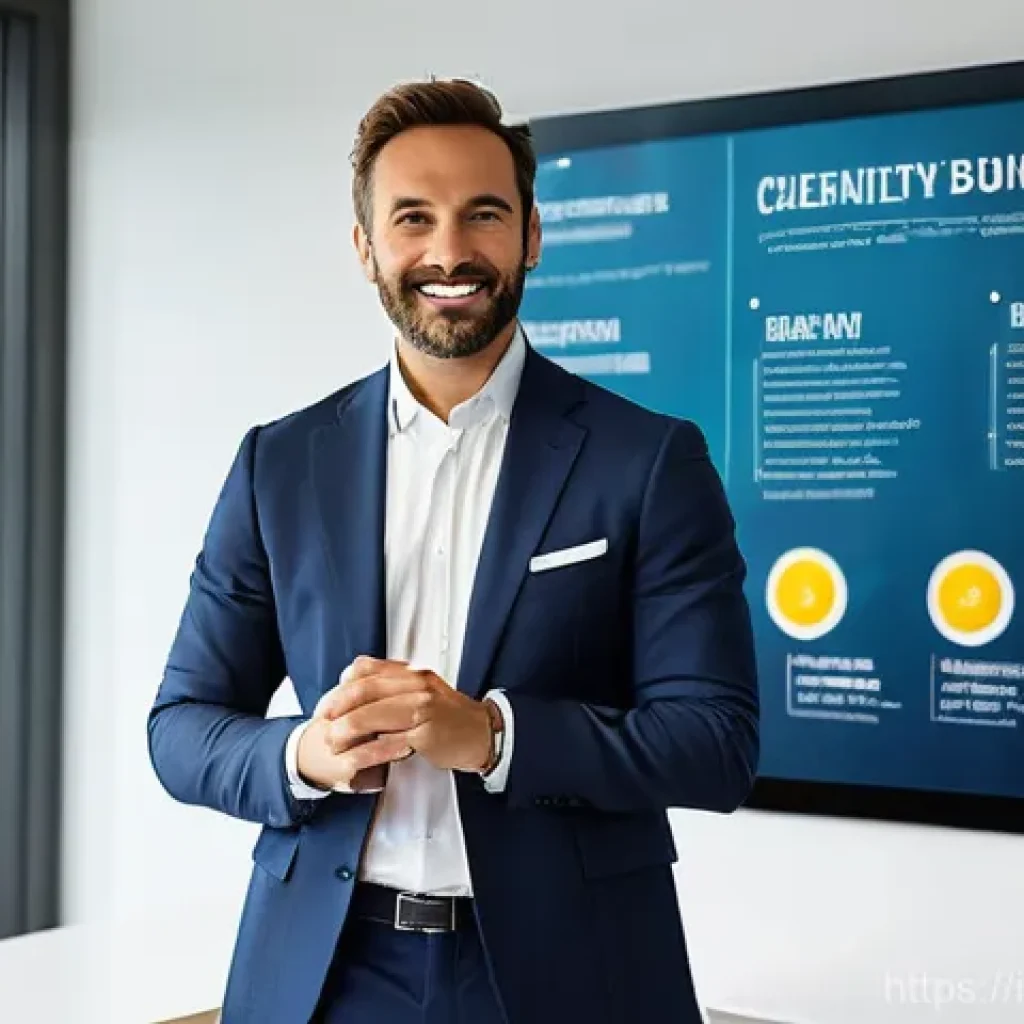 에너지기술 컨설턴트가 되는 법 - **Prompt:** A dynamic and passionate energy consultant, a man in his late 30s of Italian descent, dr...