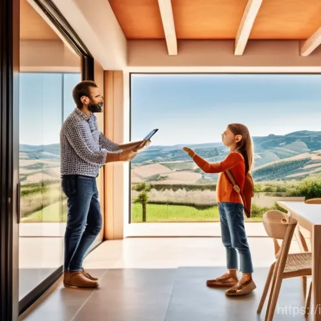에너지기술 실습 경험 공유 - **Prompt 1: Italian Family Embracing Solar Energy and Smart Living**
A vibrant, sunlit scene fea...